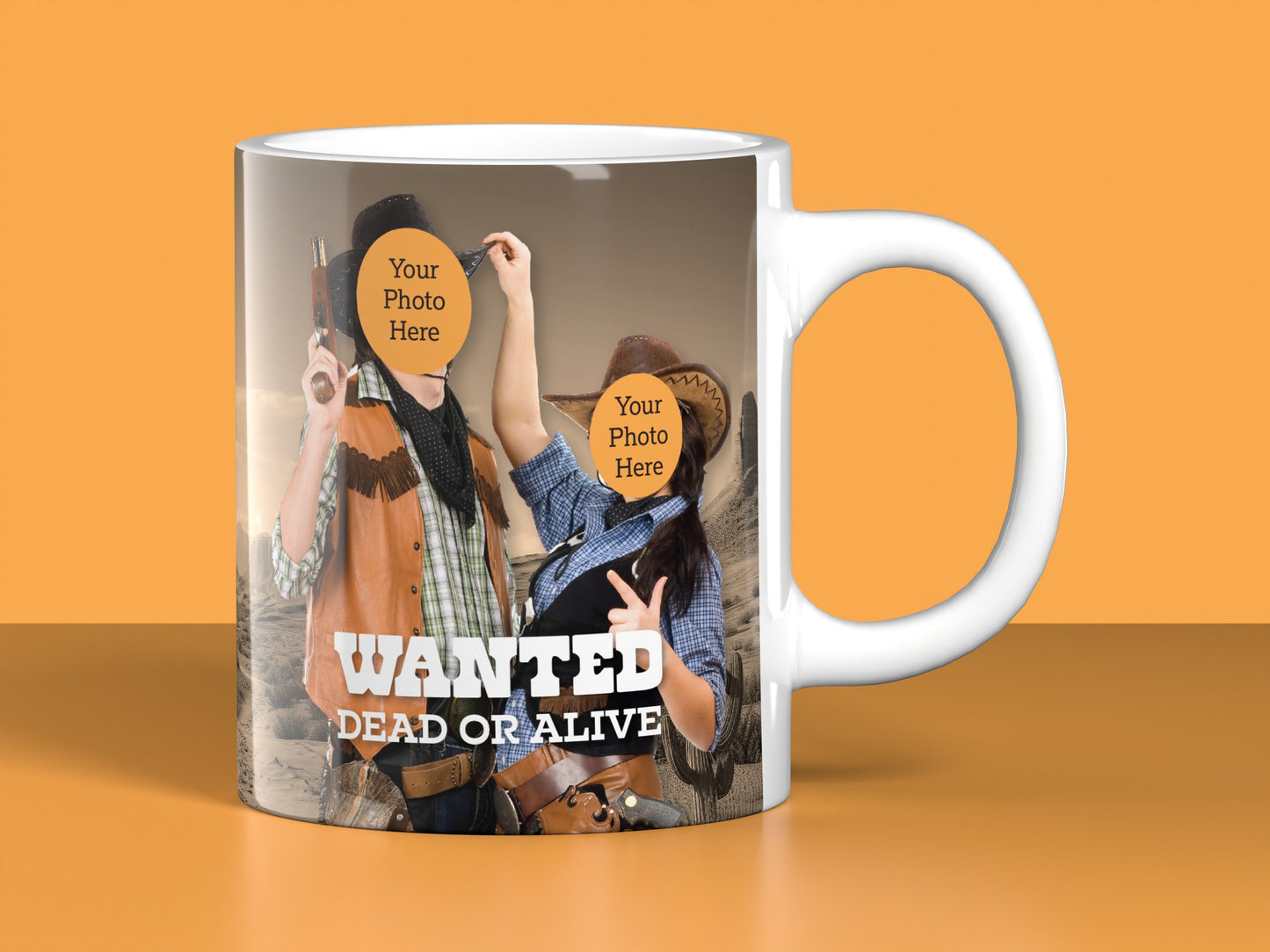 Cowgirl and Cowboy Couple's Mug