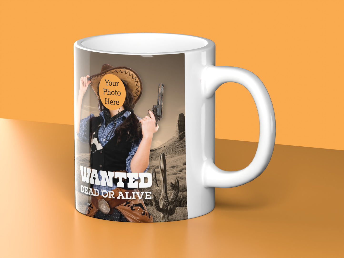 Cowgirl Mug - Customizable